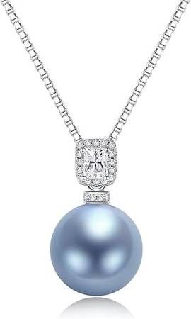 BRAND NEW! 18-20" 925 Sterling Silver Akoya Cultured Pearl Necklace