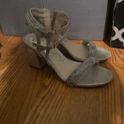 Size 6 1/2 Silver Heels 
