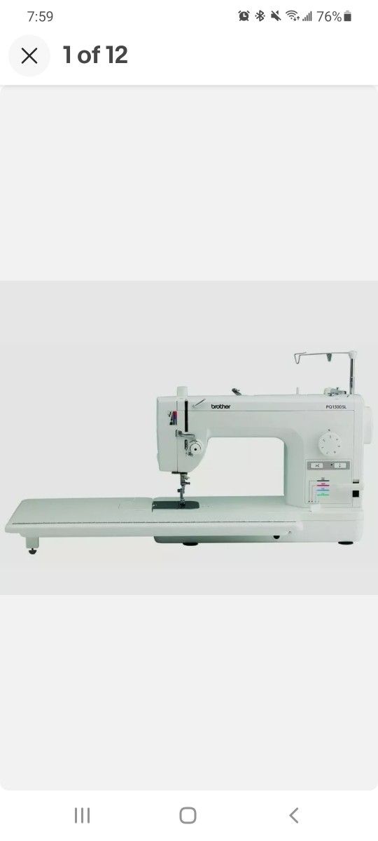 Brother Sewing Machine Quilting PQ-1500s PQ1500 PQ1500SL New