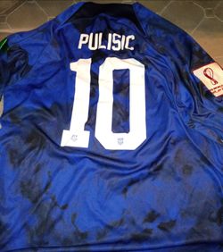 christian pulisic world cup soccer football jersey united states