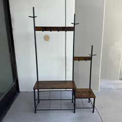 BRAND NEW Coat Rack Entryway Bench Garment Rack Shoe Rack