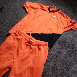Orange Nike Short Set 3x 
