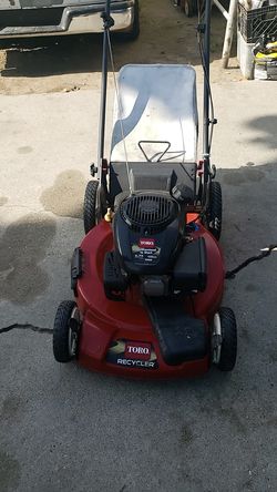 Toro self propel mower