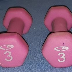 3-lb Dumbbell Weights
