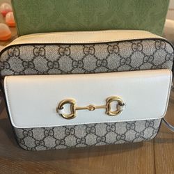 Gucci Supreme Monogram Small Horsebit 1955 Bag