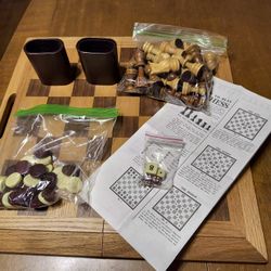 Wooden Chest Monopolies And Backgammon And Other Games And Paints Sold Separately