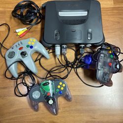 Nintendo 64 N64 Black console Model NUS 0011(USA)