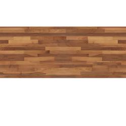 5 ft Walnut Engineered Butcher Block Desktop, 30 in D, Standard Edge