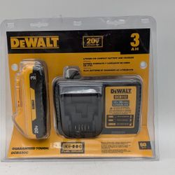 DeWalt (DCB230C) 20-V, 3.0 Ah Lithium Ion Battery and Charger Combo Pack