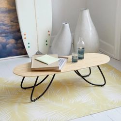 Bamboo Surfboard Coffee Table