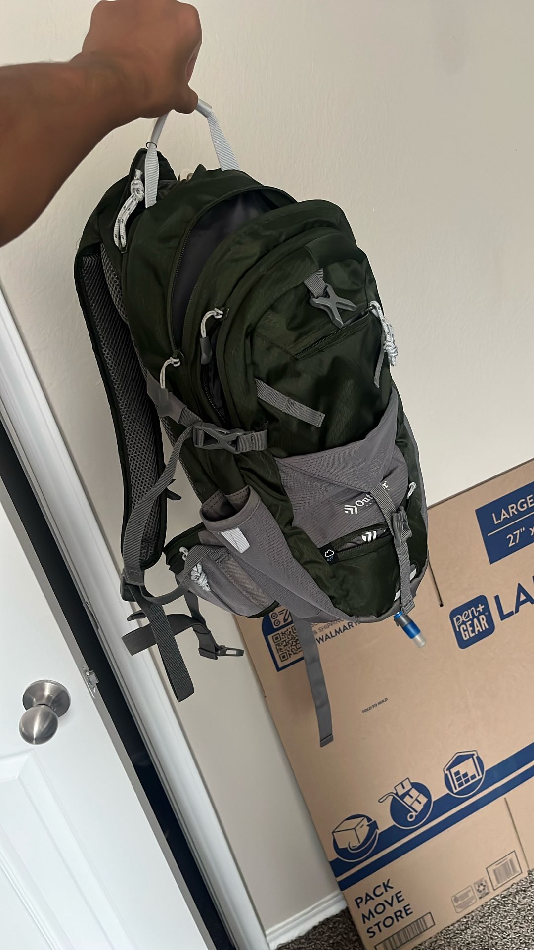Green Hiking Backpack