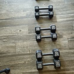 CAST IRON DUMBELLS