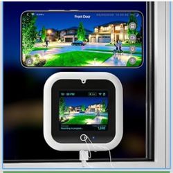Window Camera with Smart Screen, 3K 5MP Indoor Home Security Camera, AI Color Night Vision, Dual-Band 2.4/5GHz WiFi, Motion Detection, Two-Way Audio,