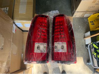 99-06 GMC Sierra Silverado Red LED Bar Tail Lights