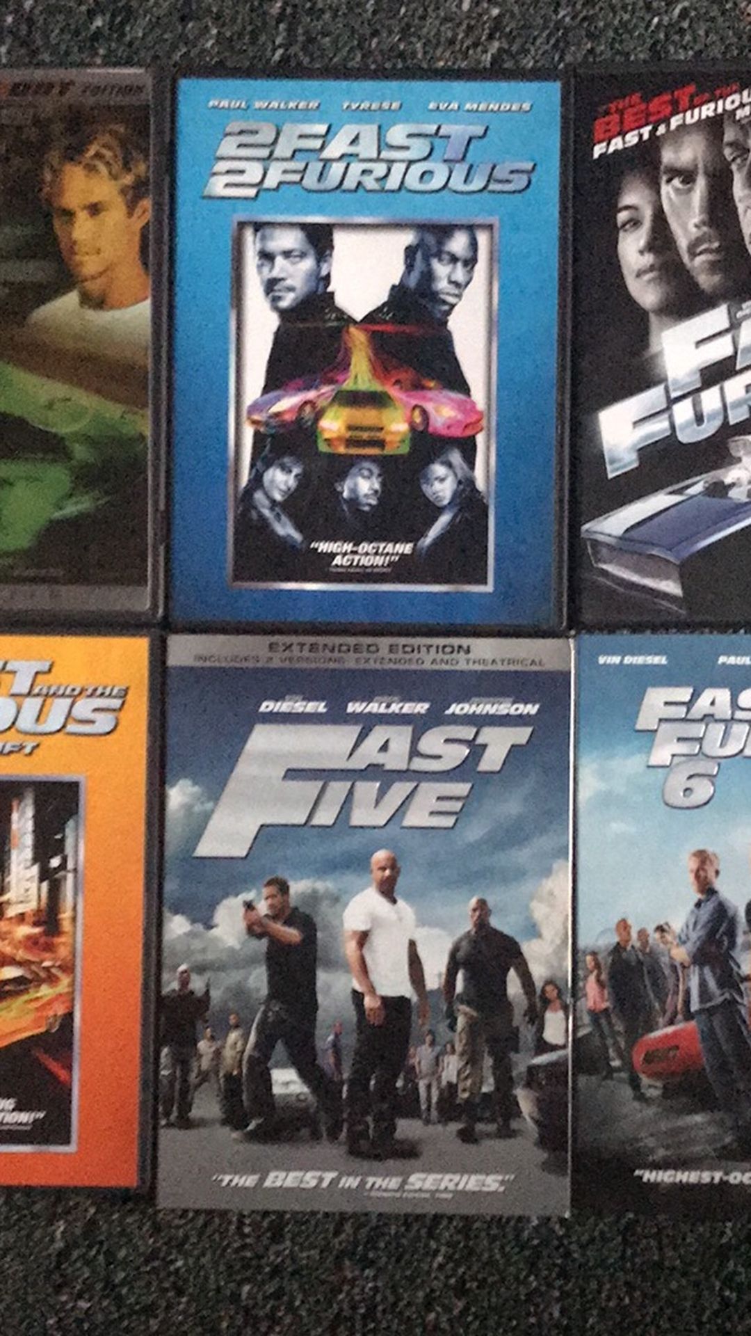 Fast And Furious 1-6