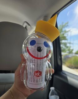Jack in the box glass cup
