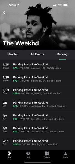 The Weeknd Parking Tickets 