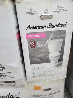 American Standard Champion Toilet White Elongated
