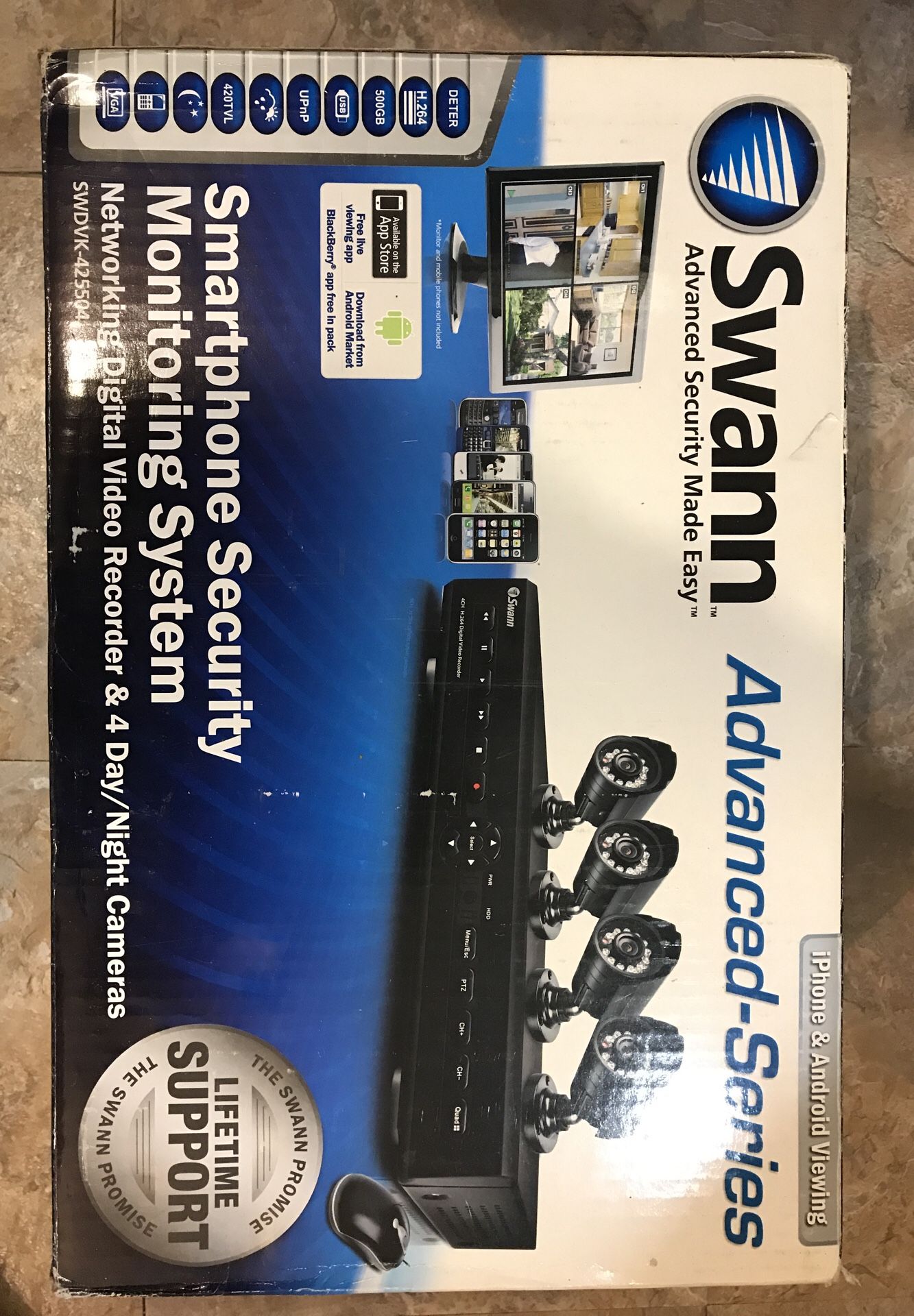 Swann Advanced-Series Security System (4 cameras)