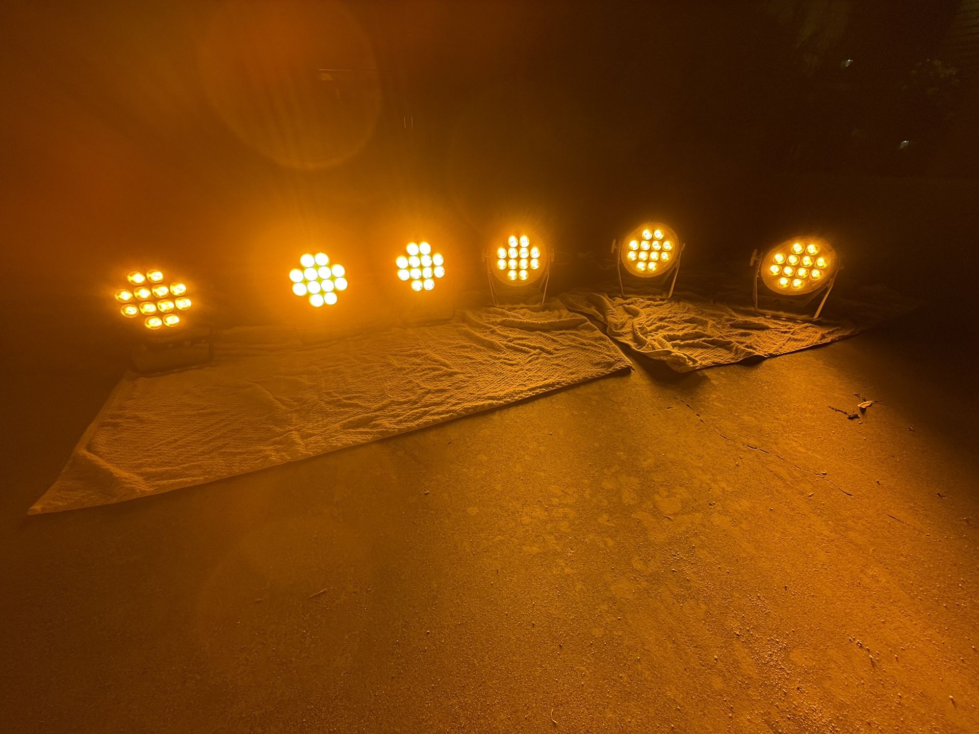 DJ lights  — Chauvet Slimpar Pro W  USB  (the price is for all 6 lights)