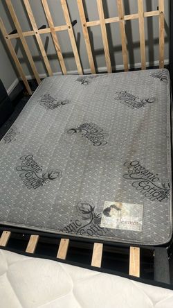 Black Upholstered Bed Frame with Headboard