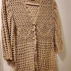 Fantazia Pretty Crocheted Jacket - L
