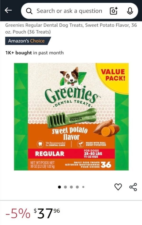 Greenies Dog Treats