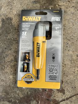 Dewalt Impact Ready Right Angle Attachment 1/4 shank DWARA100