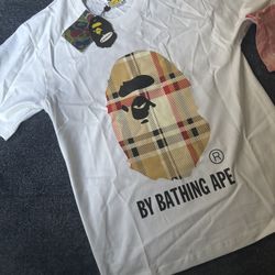 brand new bape shirt tags and bag size S