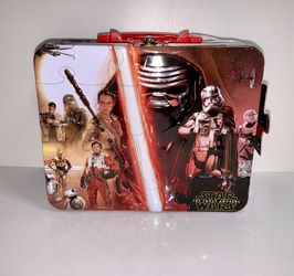 Disney Star Wars The Force Awakens Puzzle Collectible Tin Lunch Box Sealed