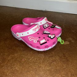 Barbie Crocs Clogs - Size 8 BRAND NEW - Speed Ship