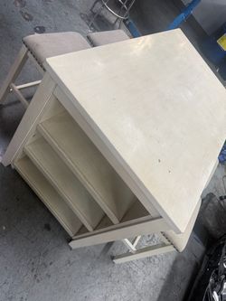 ISLAND TABLE DINING DINNER COMES WITH 4 BAR STOOLS KITCHEN