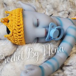 Newborn Crochet Diaper Cover Set 