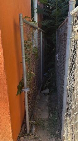 GUC Rolling Chain Link Fence Gate (12’-6” Wide x 6FT High) - $250