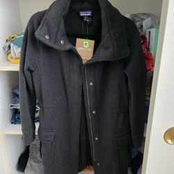 Woman's Patagonia Black Better Sweater Coat Size XS $125