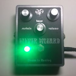 RARE! 2014 Doom In Analog SILVER WIZARD High-Gain RAMS HEAD BIG MUFF Distortion /Fuzz, EXCELLENT $225, Easy Meetup at Mother’s Market 92627