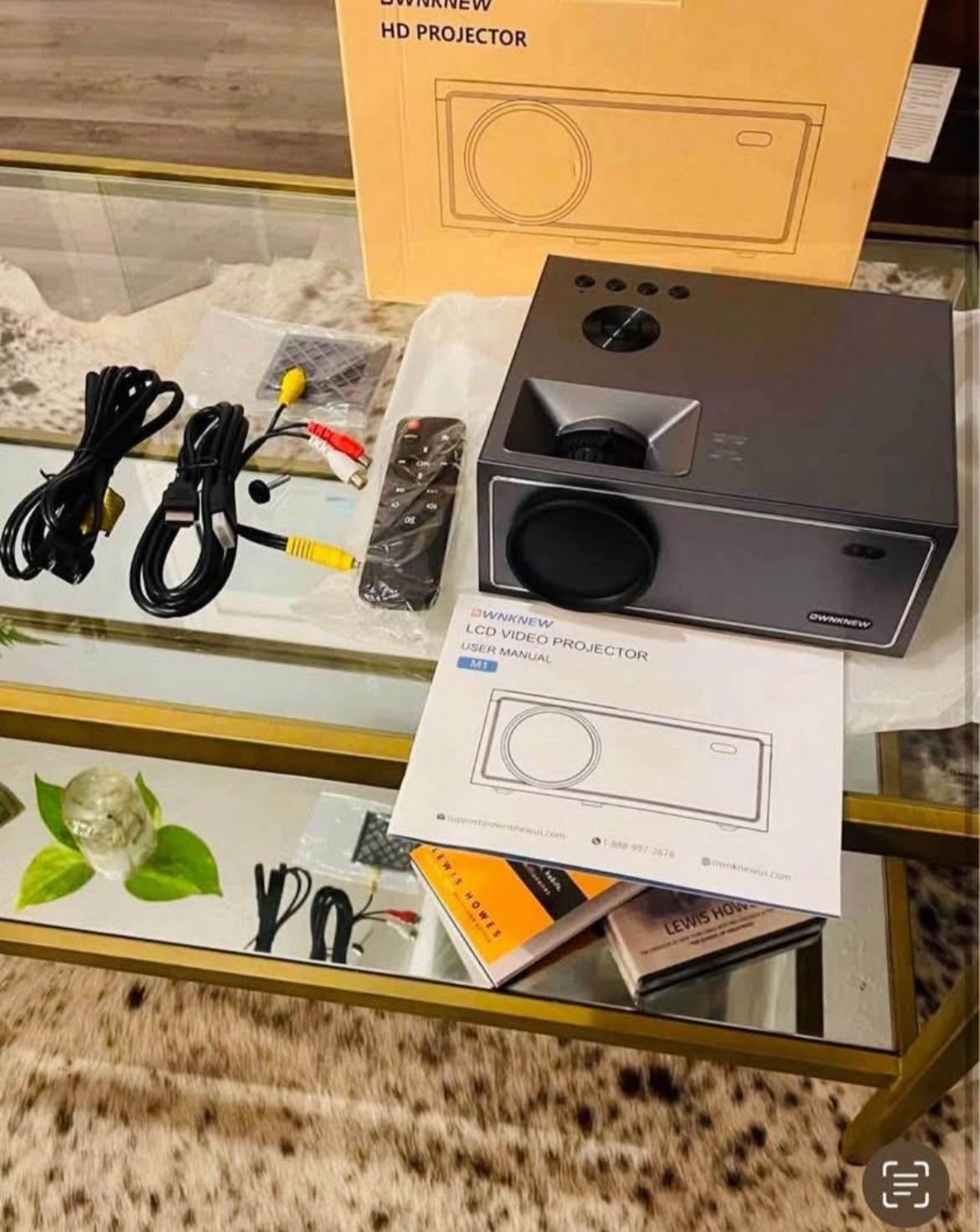 Projector with WiFi and Bluetooth