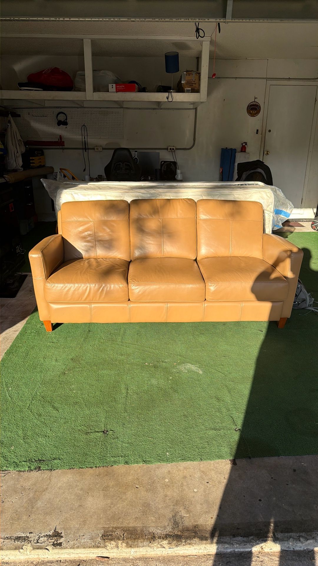 Real leather Couch