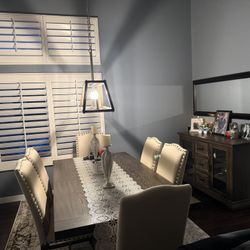 Dinning Table + Buffet 