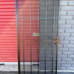 32” x 80” Black Metal Security Door