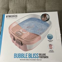 Homedics Bubble Bliss Deluxe Footbath 