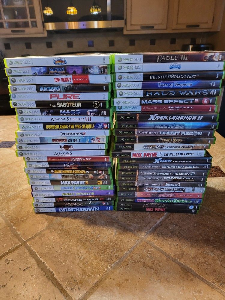 Xbox And 360 Game Lot