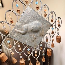 Wow 🤩 !! Imported Elephant Themed + Colored Glass, Wind Chimes !