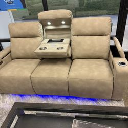 Fabric Sofa-Greymel-zero down Payment 