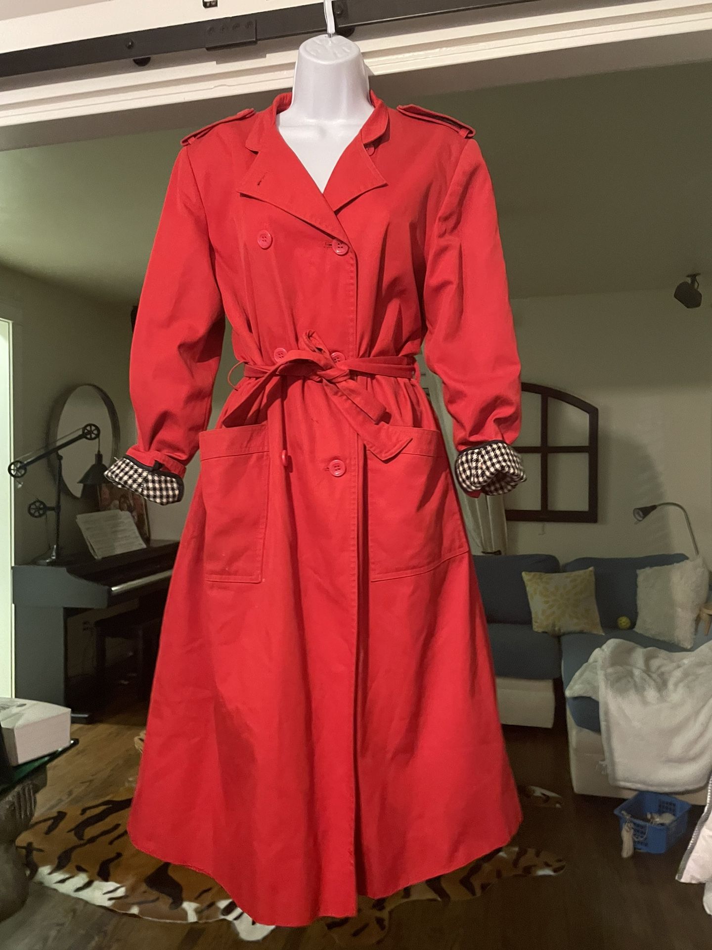 Valentino Trench Raincoat Vintage