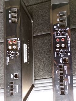 2 Rockford Fosgate amplifiers