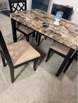 Dinette and chairs