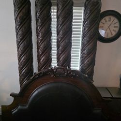 4 Bed Frame Post With Head Board And Foot Board 