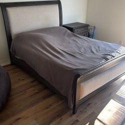 Queen Bed, Footboard, Headboard, Rails