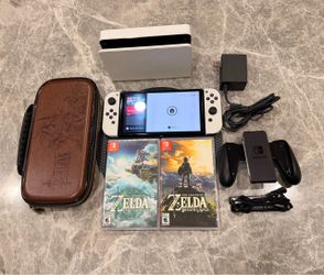 Nintendo switch OLED bundle with Zelda games